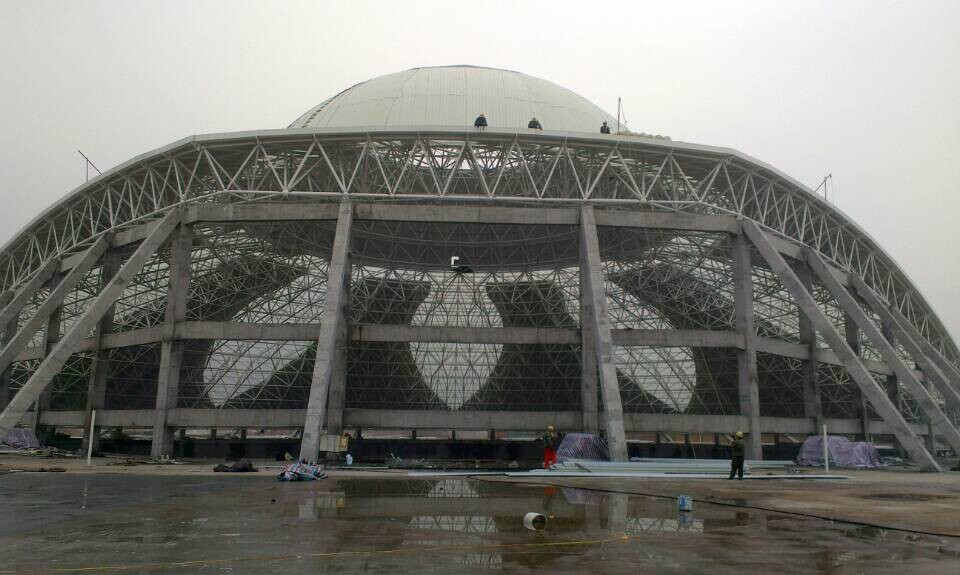 汨罗温泉馆网架工程